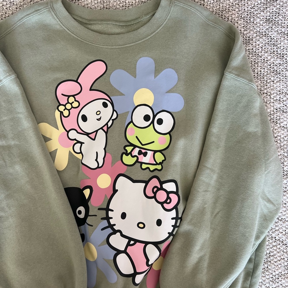 Hello Kitty Sweatshirt with Sanrio Characters